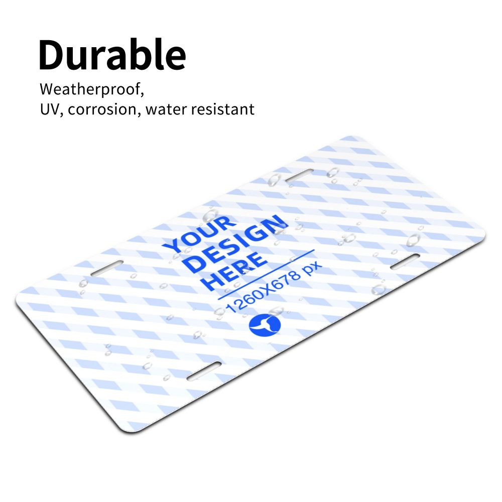 Lightweight And Durable Car Aluminum Front License Plate Lightweight And Durable Car Aluminum Front License Plate